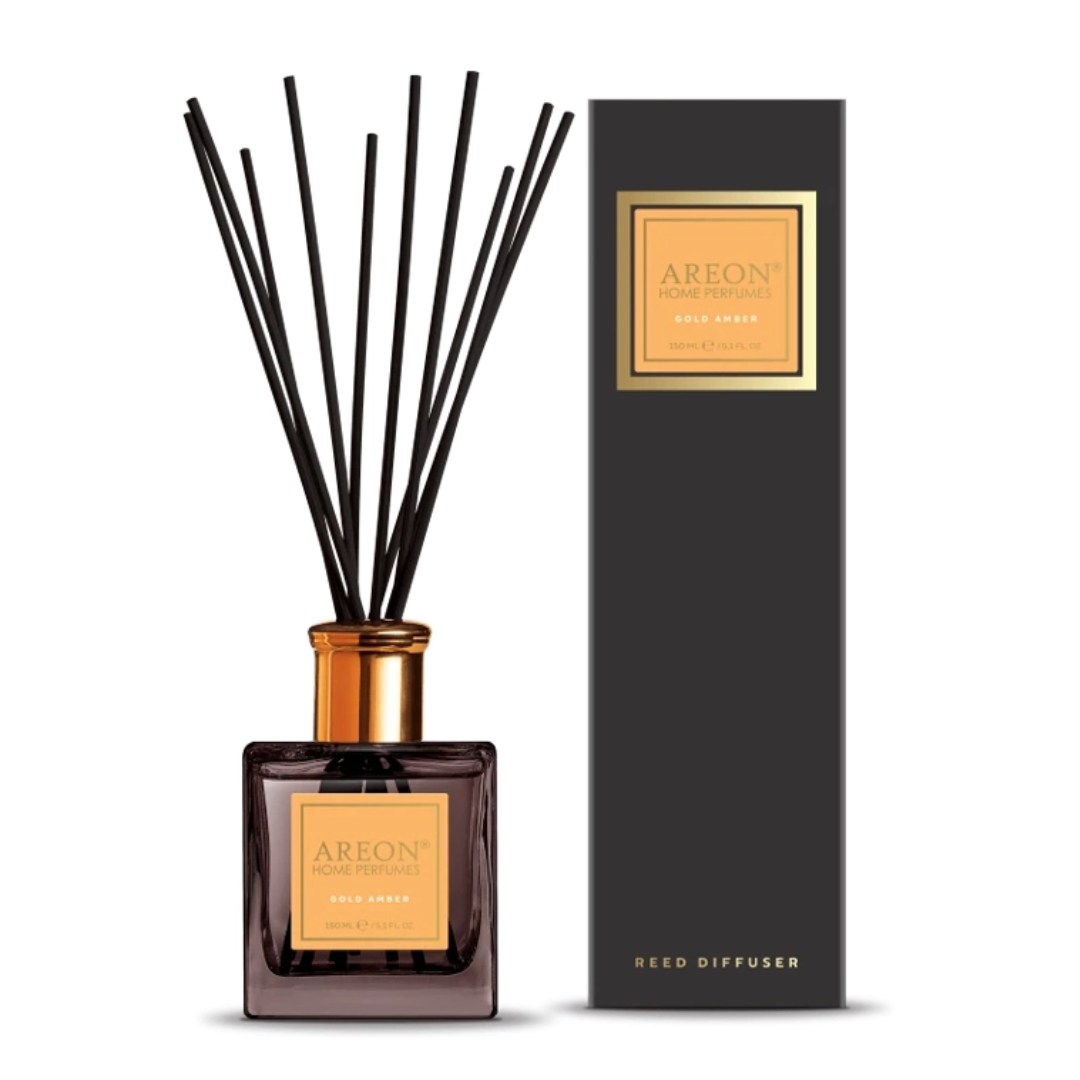 Аромадиффузор Areon Home Perfume Premium Gold Amber 150 мл - фото 1 Аромадиффузор Areon Home Perfume Premium Gold Amber 150 мл - фото 1