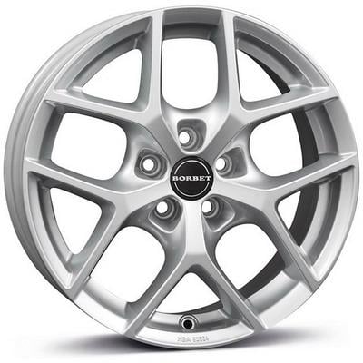 Диски на авто Borbet Y R16 W7 PCD5x112 ET38 DIA66.6 Crystal silver