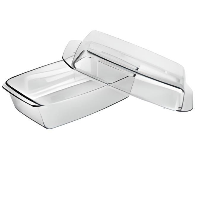 Форма для запекания Firex 236760 з кришкою 3 л 34,6x20x13,2 см (e2c2c812)