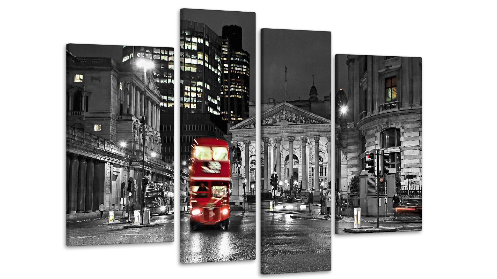 Картина модульная Ночной Лондон 75х118 см (Art-68_4)