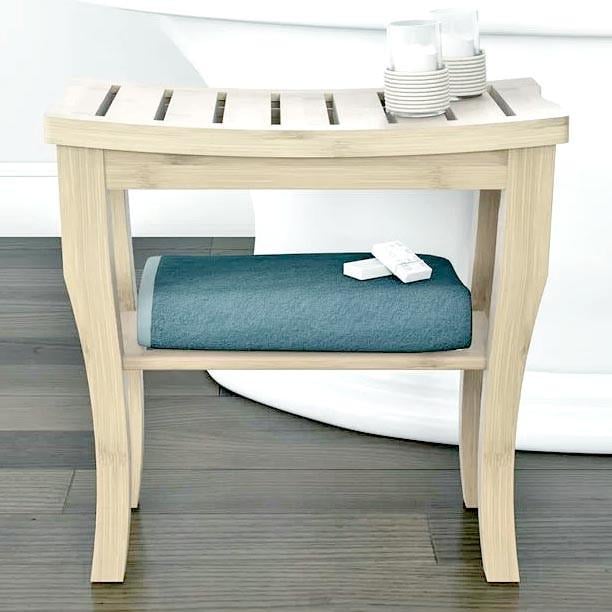 Табурет для ванной из дерева Каронта Бланже (ТВН-005501)