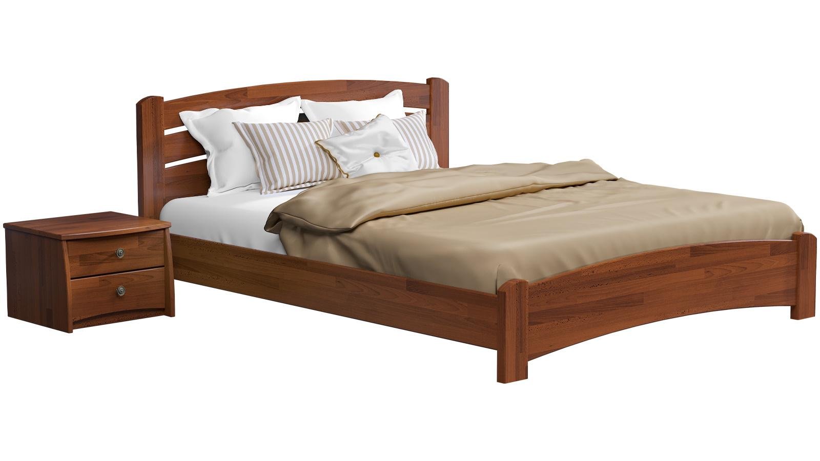 Кровать деревянная Венеция Люкс 180х190 см Ольха