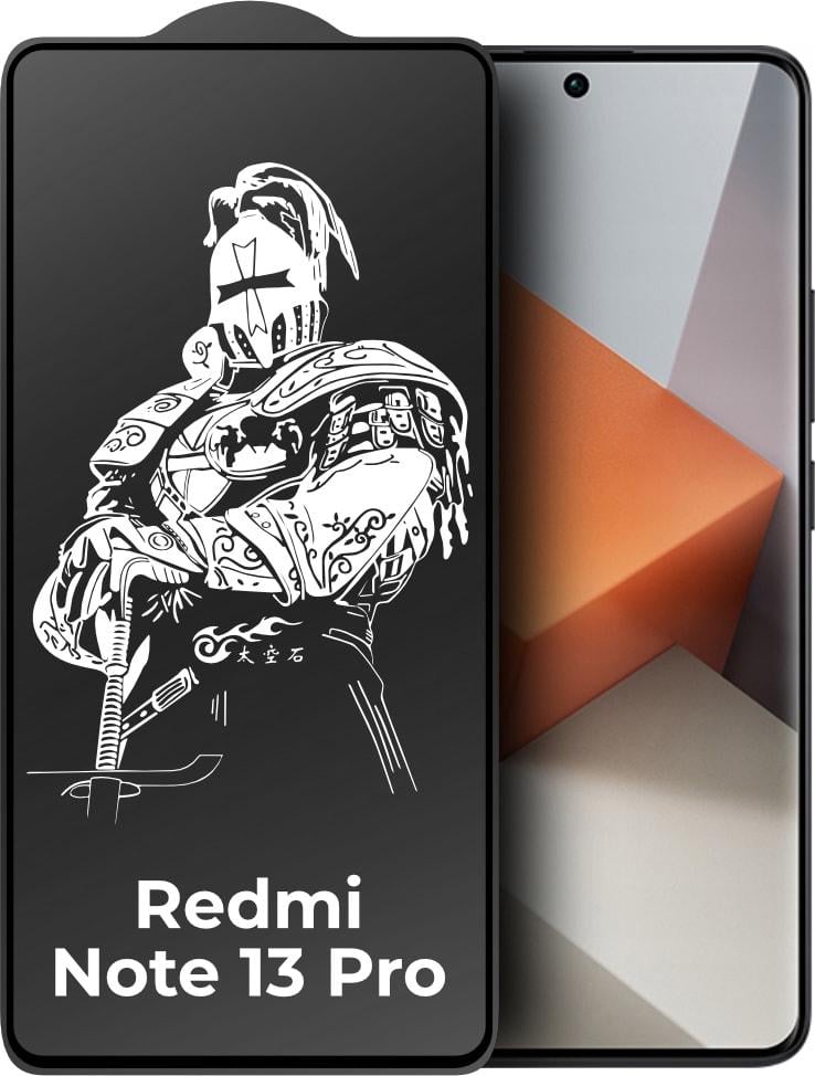 Защитное стекло King Fire Xiaomi Redmi Note 13 Pro (Full Glue) Black (34998)