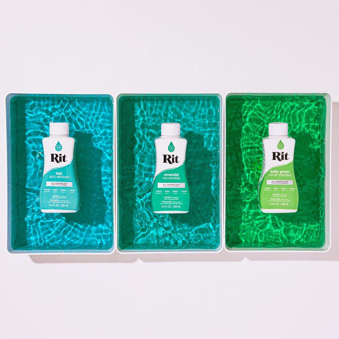 Барвник для одягу Rit Dye Kelly Green (100726) - фото 5 Барвник для одягу Rit Dye Kelly Green (100726) - фото 5