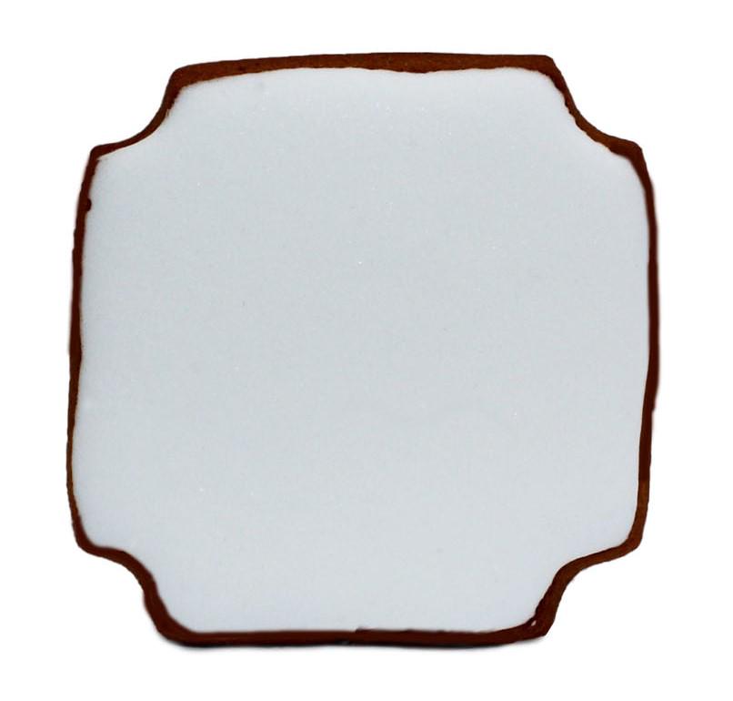 Пряник с индивидуальной печатью Квадрат-восьмиугольник 11х11 см 85 г