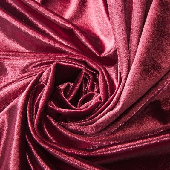 Ткань велюр IDEIA Ice V-5 1,5 м Марсала (2200004088433)