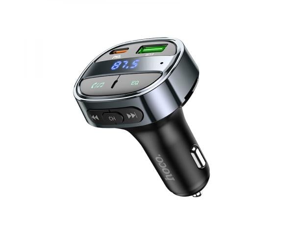 Модулятор FM Hoco E70 PD30W/QC3.0 car BT 30 Вт Black Модулятор FM Hoco E70 PD30W/QC3.0 car BT 30 Вт Black