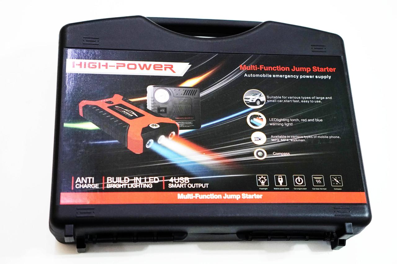Повербанк для запуска авто JUMPSTARTER JX27 WITH PUMP 99800 mah