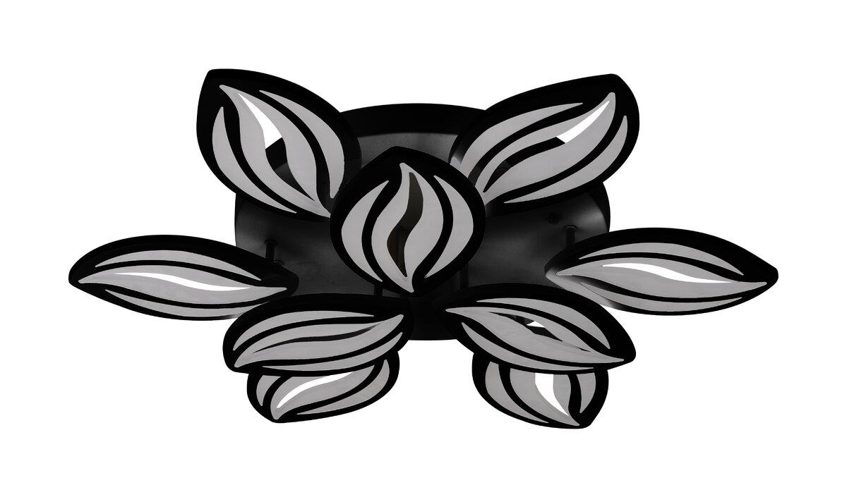 Люстра потолочная светодиодная LED Lighthouse SRS-19440 92W Черный