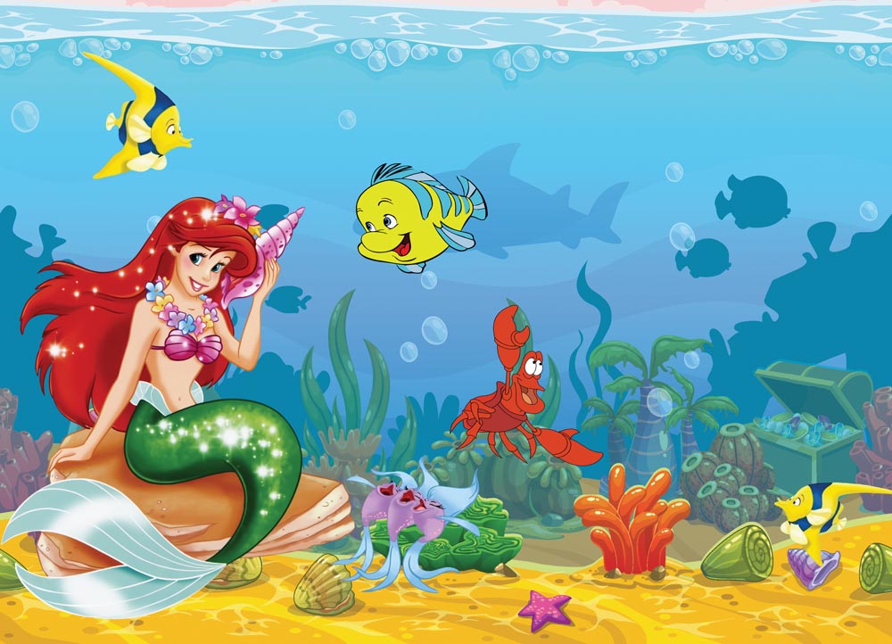 Фотообои WS Wallpaper Русалочка 360x260 см (201) Фотообои WS Wallpaper Русалочка 360x260 см (201)