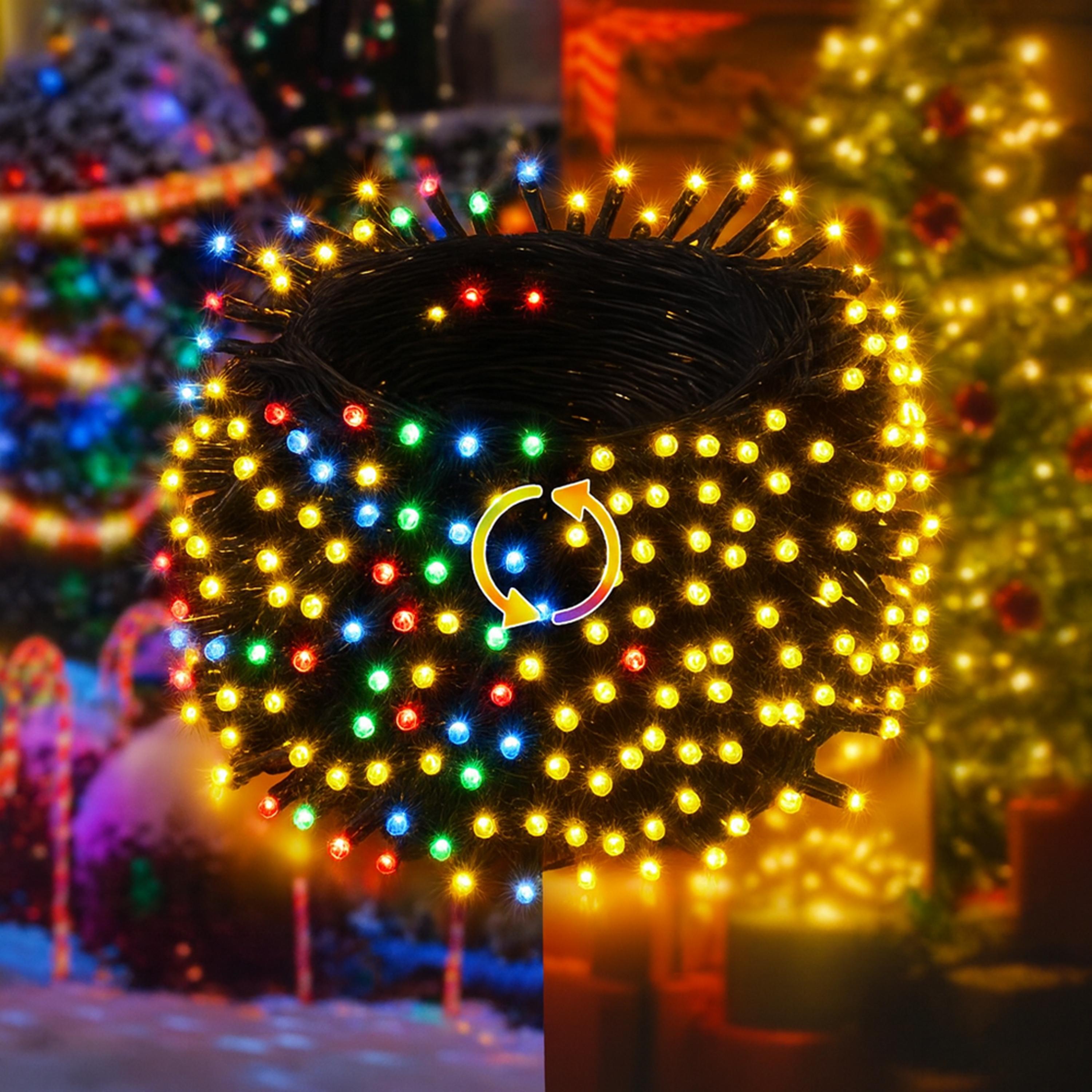 Гірлянда світлодіодна 10 м 220V хамелеон Мультиколір/Білий теплий (WLS-2154MW10) - фото 2 Гірлянда світлодіодна 10 м 220V хамелеон Мультиколір/Білий теплий (WLS-2154MW10) - фото 2