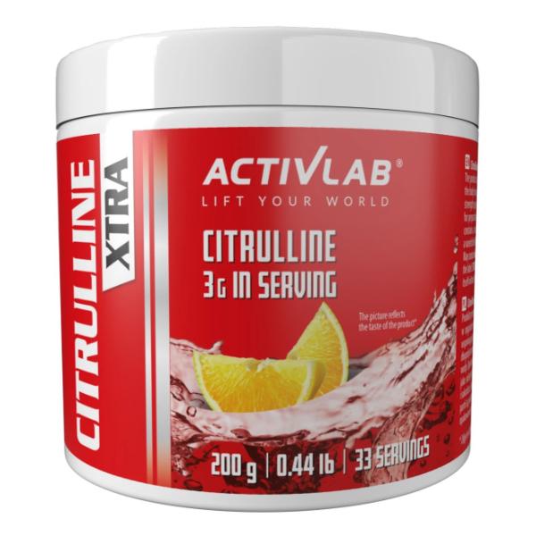Аминокислота цитруллин для спорта ACTIVLAB Citrulline Xtra Lemon 200 г/33 порции (28351657)