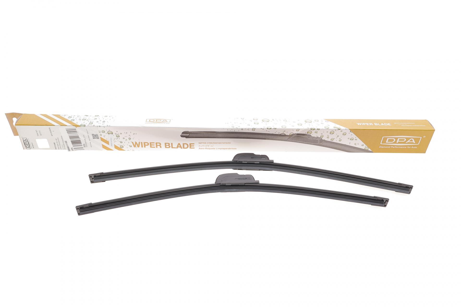Щетки стеклоочистителя DPA 530/530 мм для VW Passat 97-00/Peugeot 206 98-12/Renault Clio 98- (99980111102)