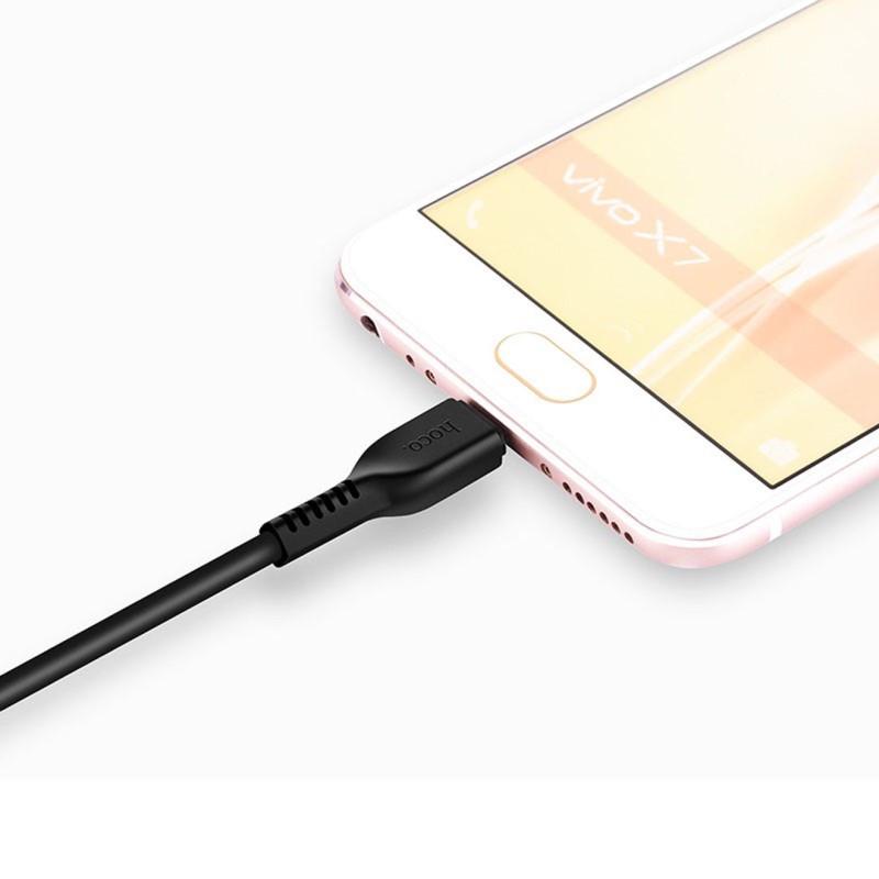 Кабель дата Hoco X20 Flash Micro USB 2 м Black (00000028822_2) - фото 4