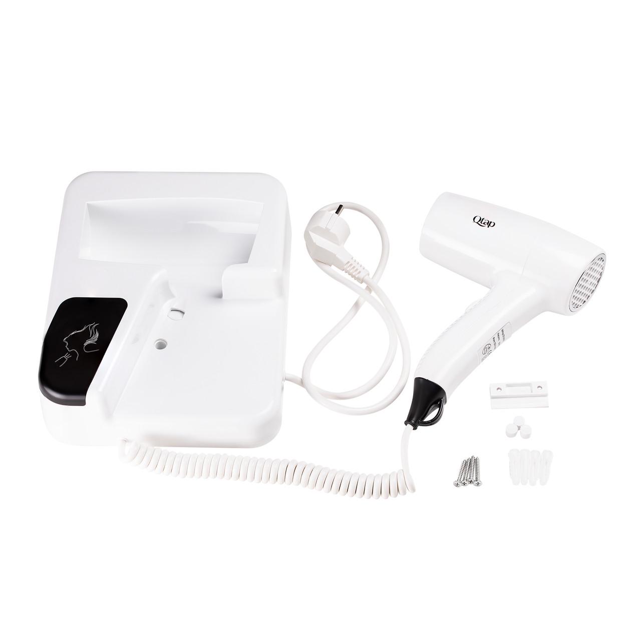 Фен с держателем Qtap Pohodli QTF1200RNP 1200 Вт White (Pobut) - фото 6 Фен с держателем Qtap Pohodli QTF1200RNP 1200 Вт White (Pobut) - фото 6