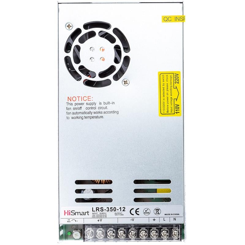Блок живлення HiSmart 12V 29A 350W