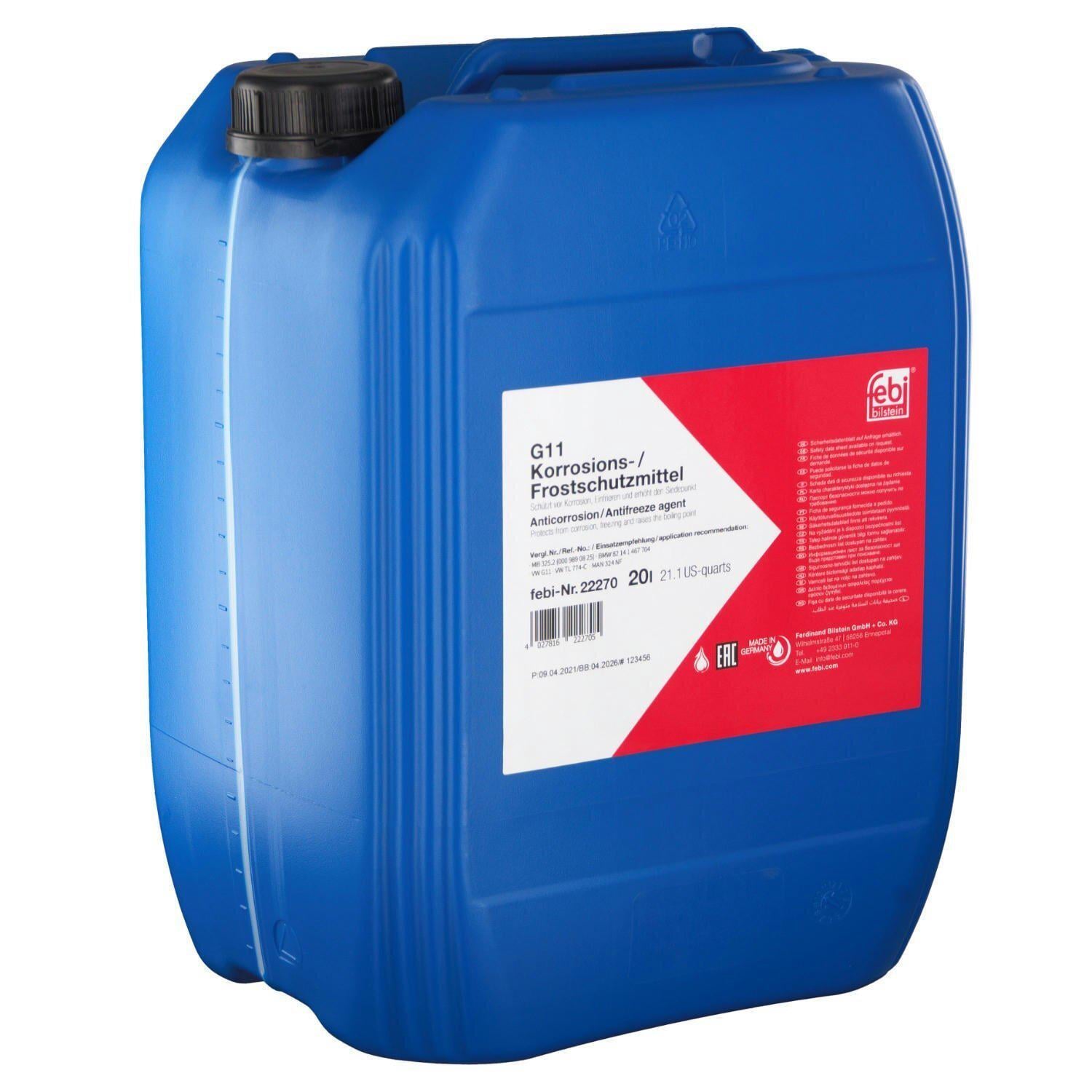 Антифриз FEBI Аntifreeze G11 20 л Синий