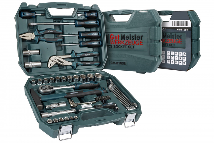 Набор германских инструментов Gut Meister 58 шт.