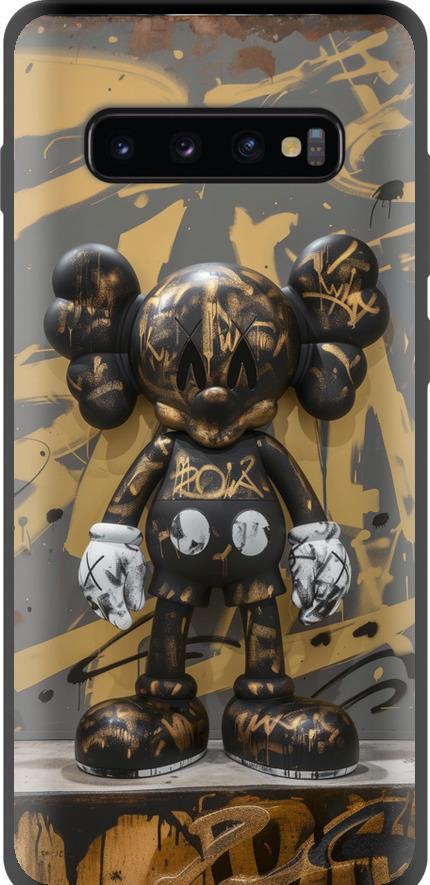 Чехол на Samsung Galaxy S10 Plus Bronze kaws (6097b-1649-42517)
