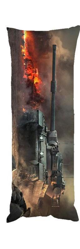 Подушка дакимакура World of Tanks декоративная ростовая для обнимания 50x170 см