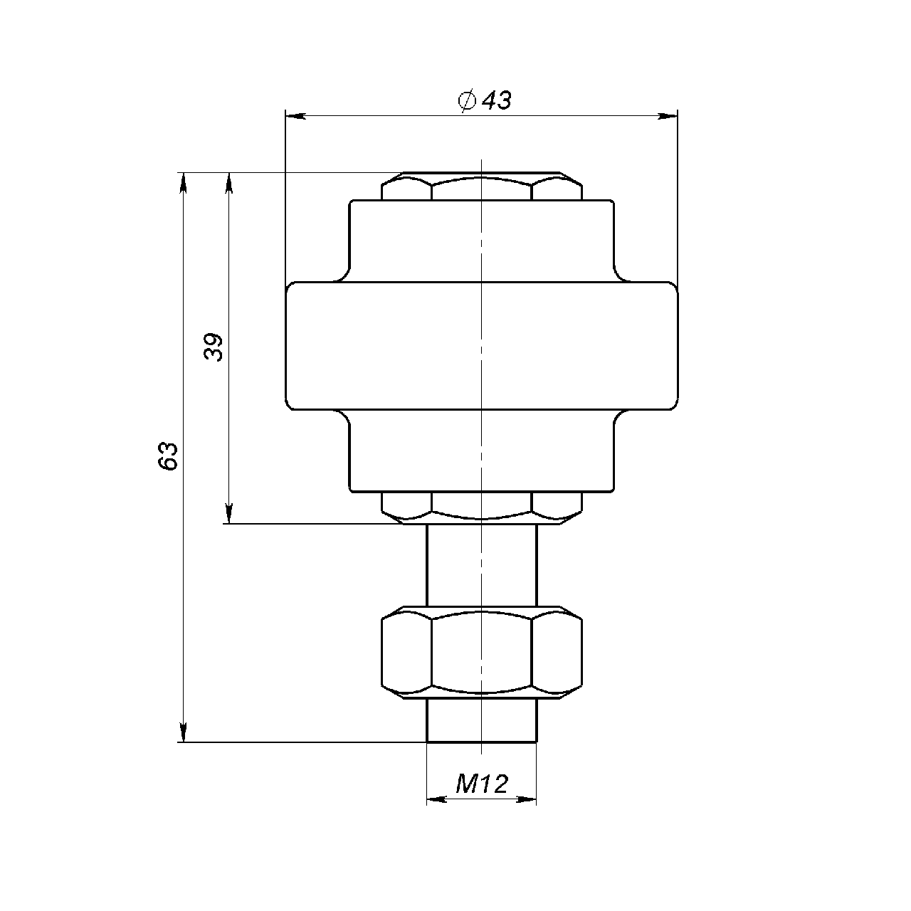 Ролик направляющий Roll Grand d45 для движения полотна ворот различного типа - фото 2 Ролик направляющий Roll Grand d45 для движения полотна ворот различного типа - фото 2