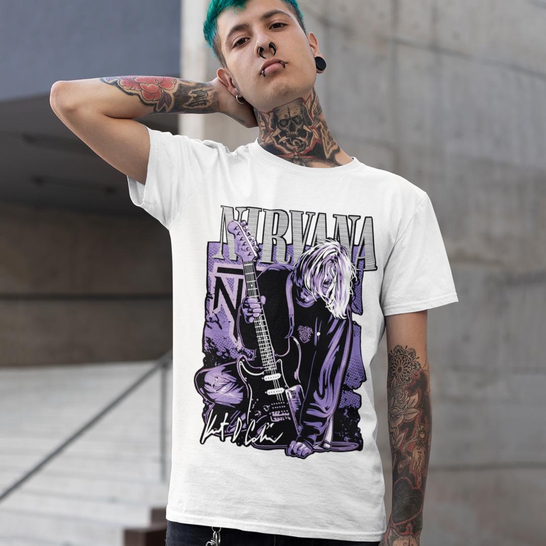 Футболка унисекс Nirvana Kurt Cobain 1982 94 wht 2XL Белый (0000009543)