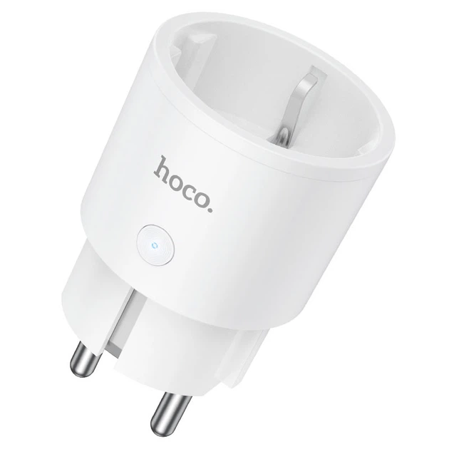 Розетка умная Wi-Fi Hoco AC16 Smart Plug с управлением через приложение Белый