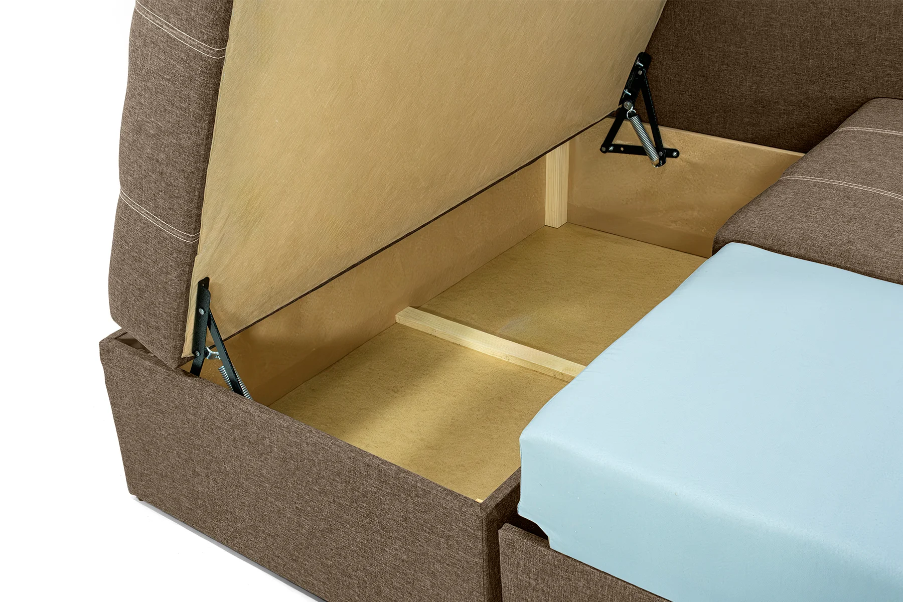 Диван угловой Франклин 225х165 см Бежевый (28118877) - фото 7