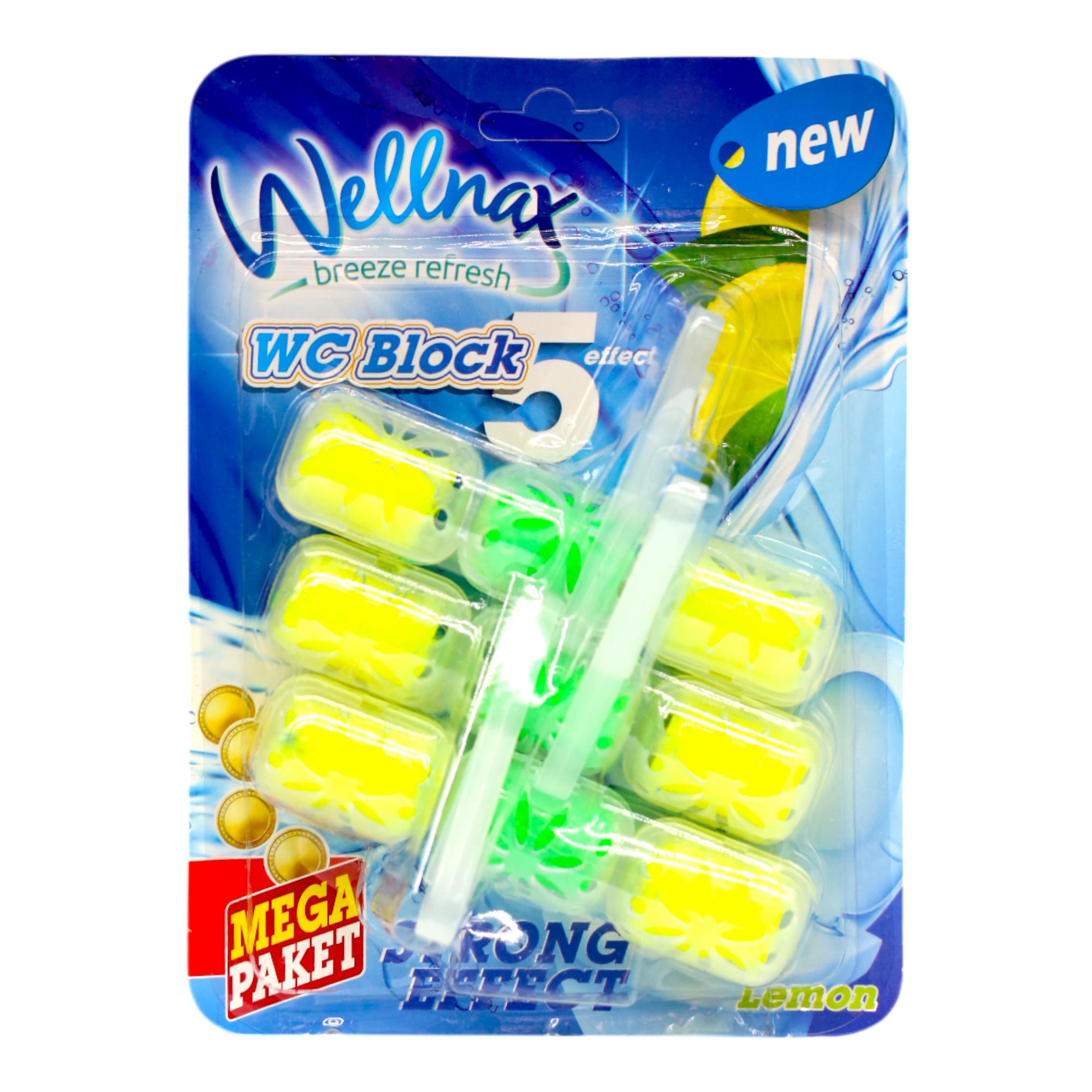 Туалетний блок Wellnax Mega Лимон 3x57 г (НФ-00007166)