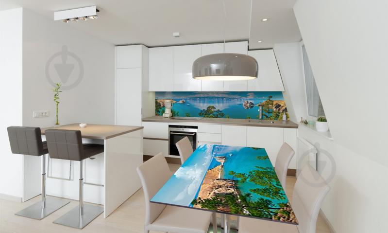 Наклейка виниловая на стол Zatarga «Скалистая бухта» 650х1200 мм Z180419/1st