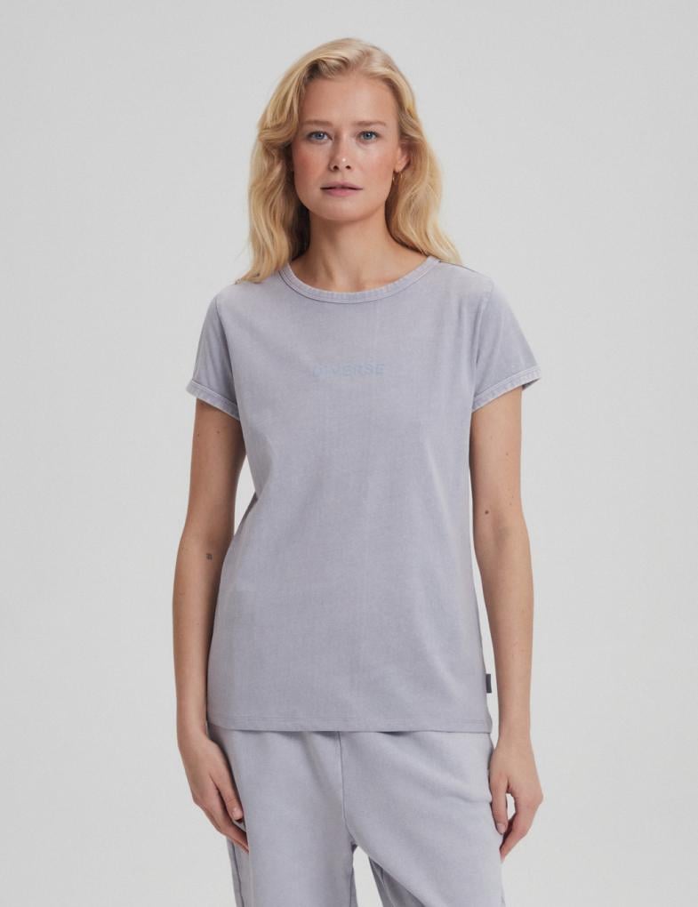 Футболка жіноча Diverse Corecherrie VI XL Бузковий (5902598953643)