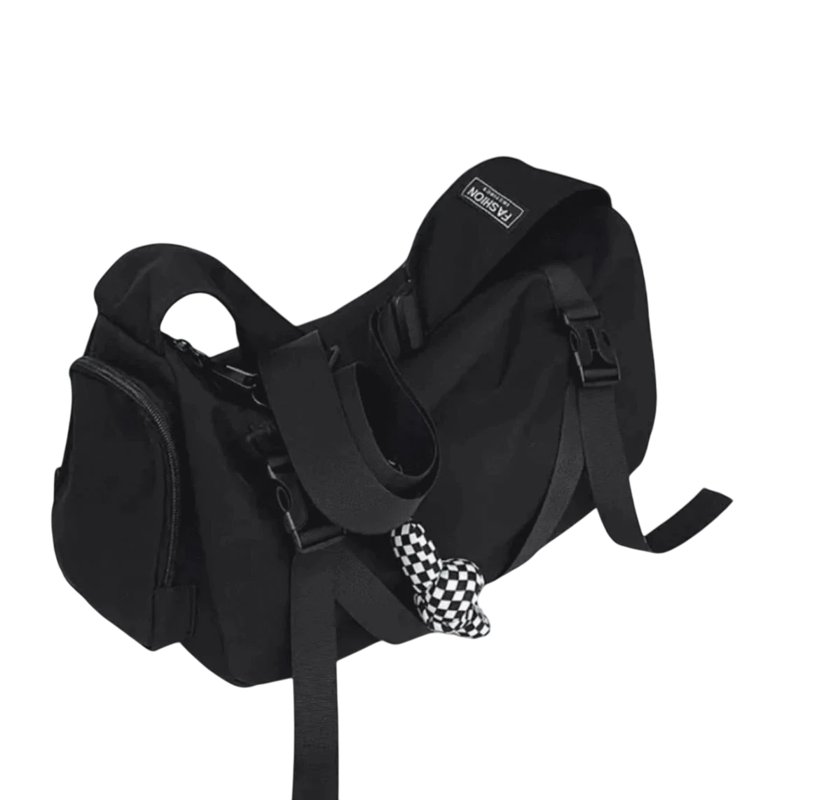 Сумка с ремешками в японском стиле Черный (2596306638)