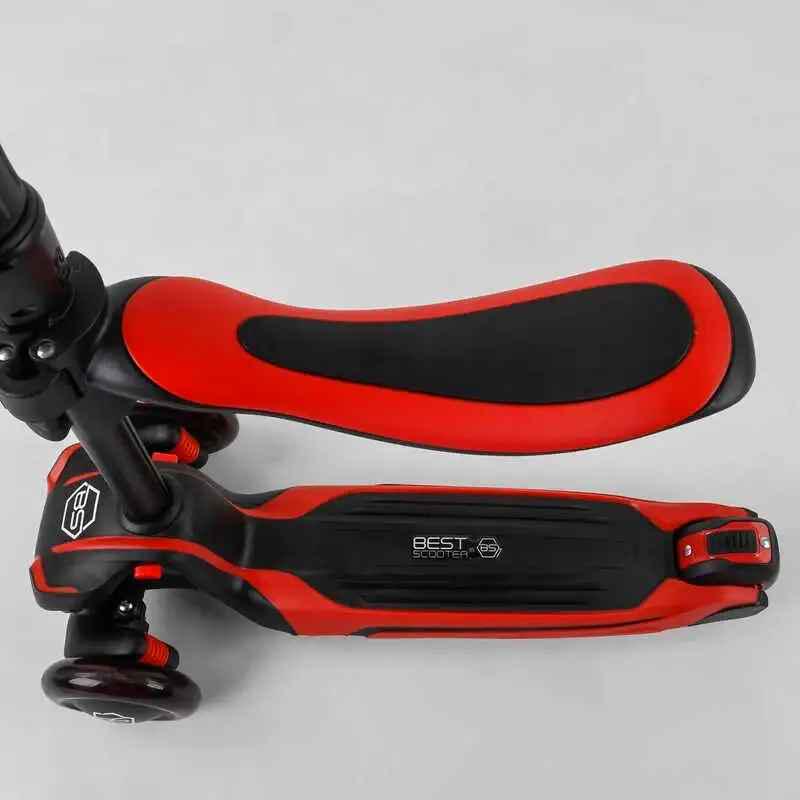 Самокат трехколесный детский Best Scooter JS-10711 65-80 см - фото 3