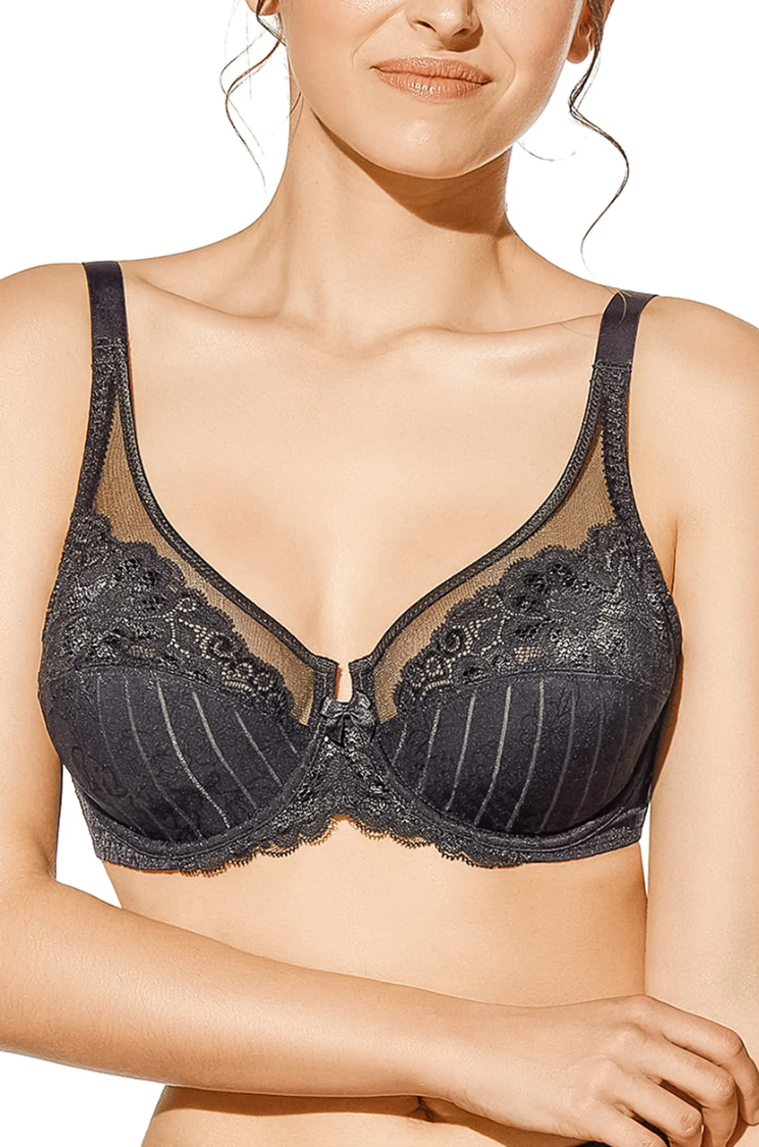 Бюстгальтер MARILUZ C мягкая чашка SELENE 90D Черный (MARILUZ/LIF/02/90D)