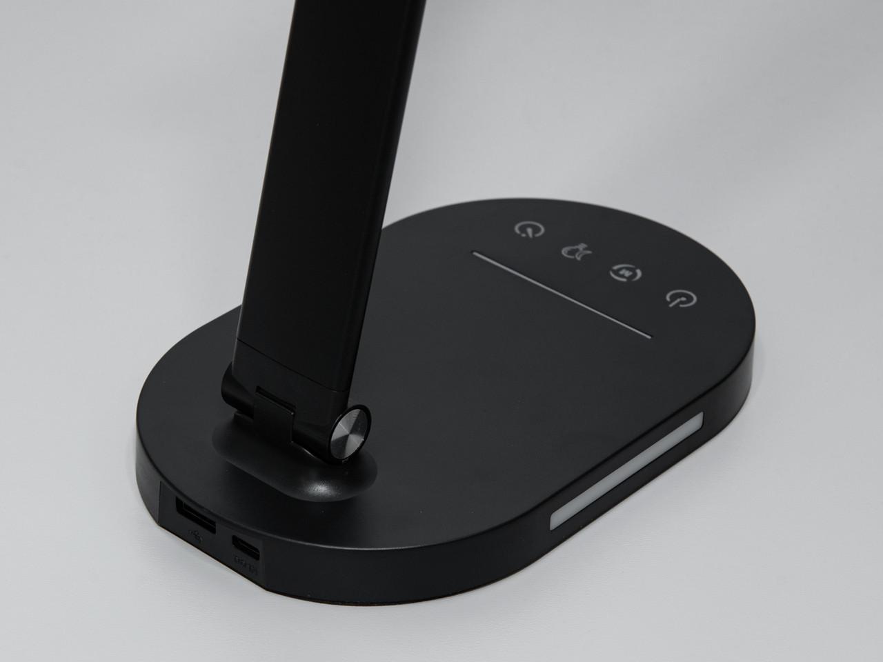 Настільна лампа з нічником LED 5503BK-LS 6W Чорний (2140355303) - фото 4 Настільна лампа з нічником LED 5503BK-LS 6W Чорний (2140355303) - фото 4