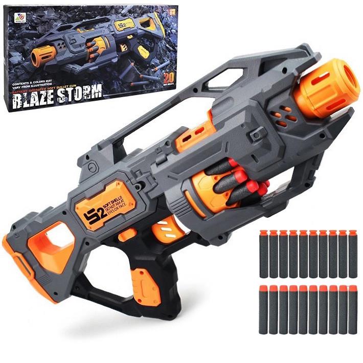 Детский автомат-бластер Blaze Storm на батарейках с мягкими патронами 20 шт. (28443842) Детский автомат-бластер Blaze Storm на батарейках с мягкими патронами 20 шт. (28443842)