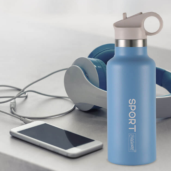 Термочашка Maestro MR-1639-50-BLUE Sport 500 мл Блакитний - фото 2 Термочашка Maestro MR-1639-50-BLUE Sport 500 мл Блакитний - фото 2