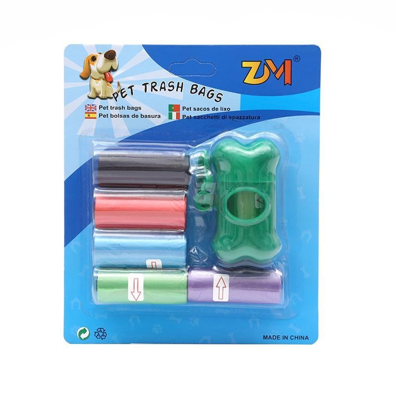 Набор для выгулки собак 11155 5 рулонов Зеленый (4570817)