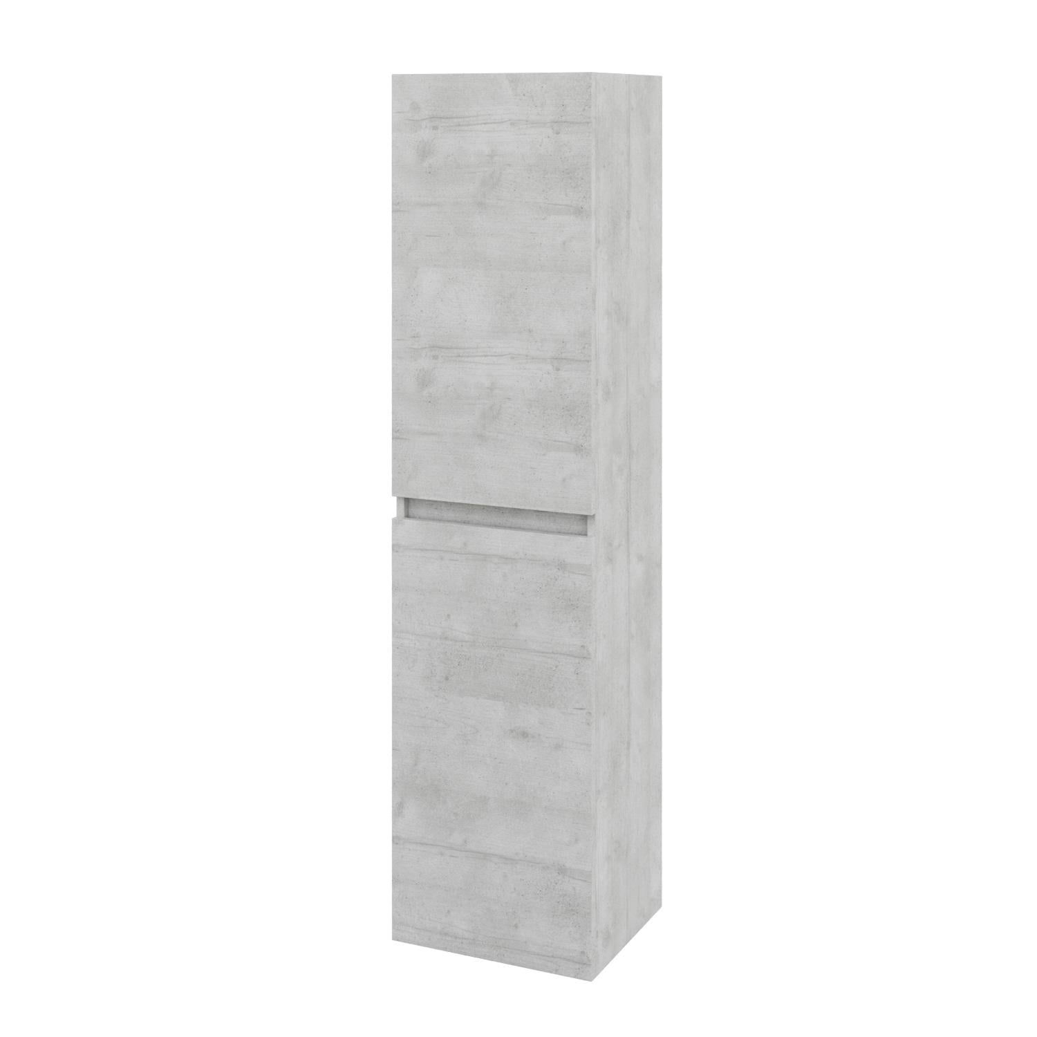 Пенал подвесной MEBLIBUD с 2-ю дверцей правосторонний/левосторонний Монолит 40х160х35 см