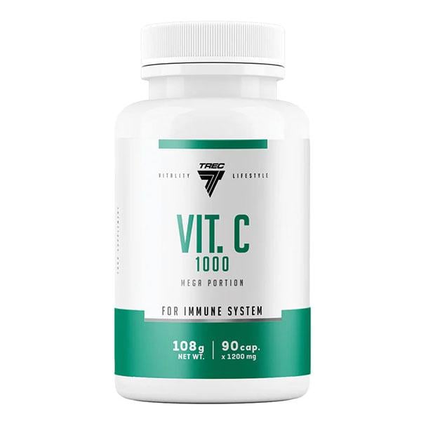 Витамин C для спорта Trec Nutrition VIT. C 1000 90 капс. (000024919)