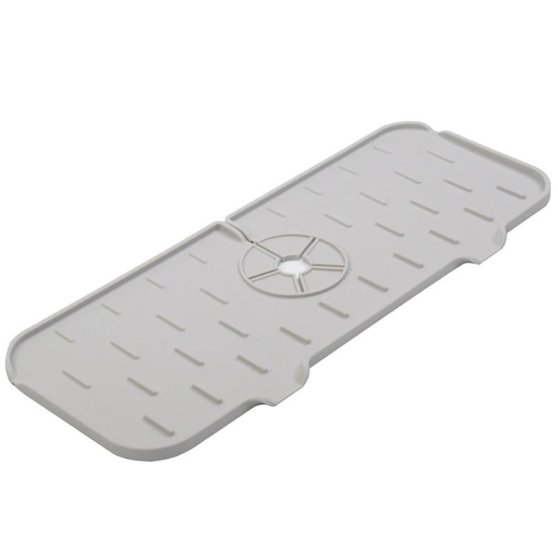 Килимок силіконовий для раковини 14983 13,5х37 см Світло-сірий (5002563)