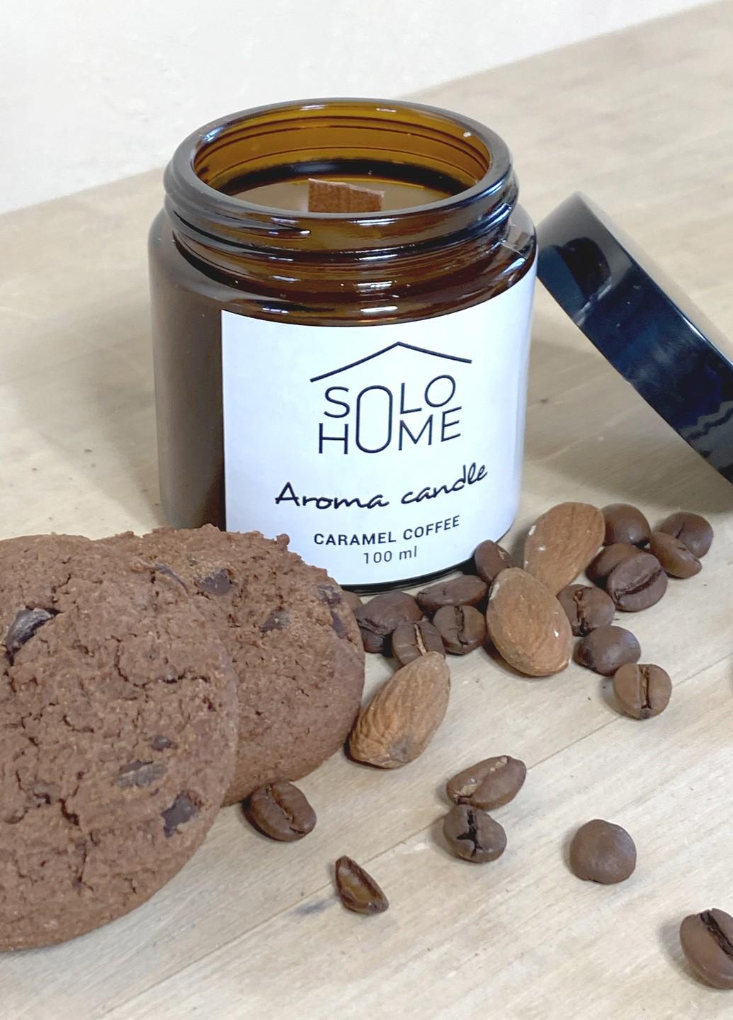 Свеча ароматическая Solo Home Caramel Coffee 100 мл (SH-51-250)