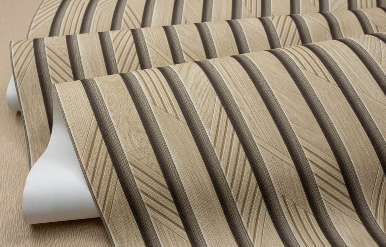 Шпалери флізелінові SINTRA Timberland 524114 декор вініл гарячого тиснення 1,06х10,05 м Коричневий