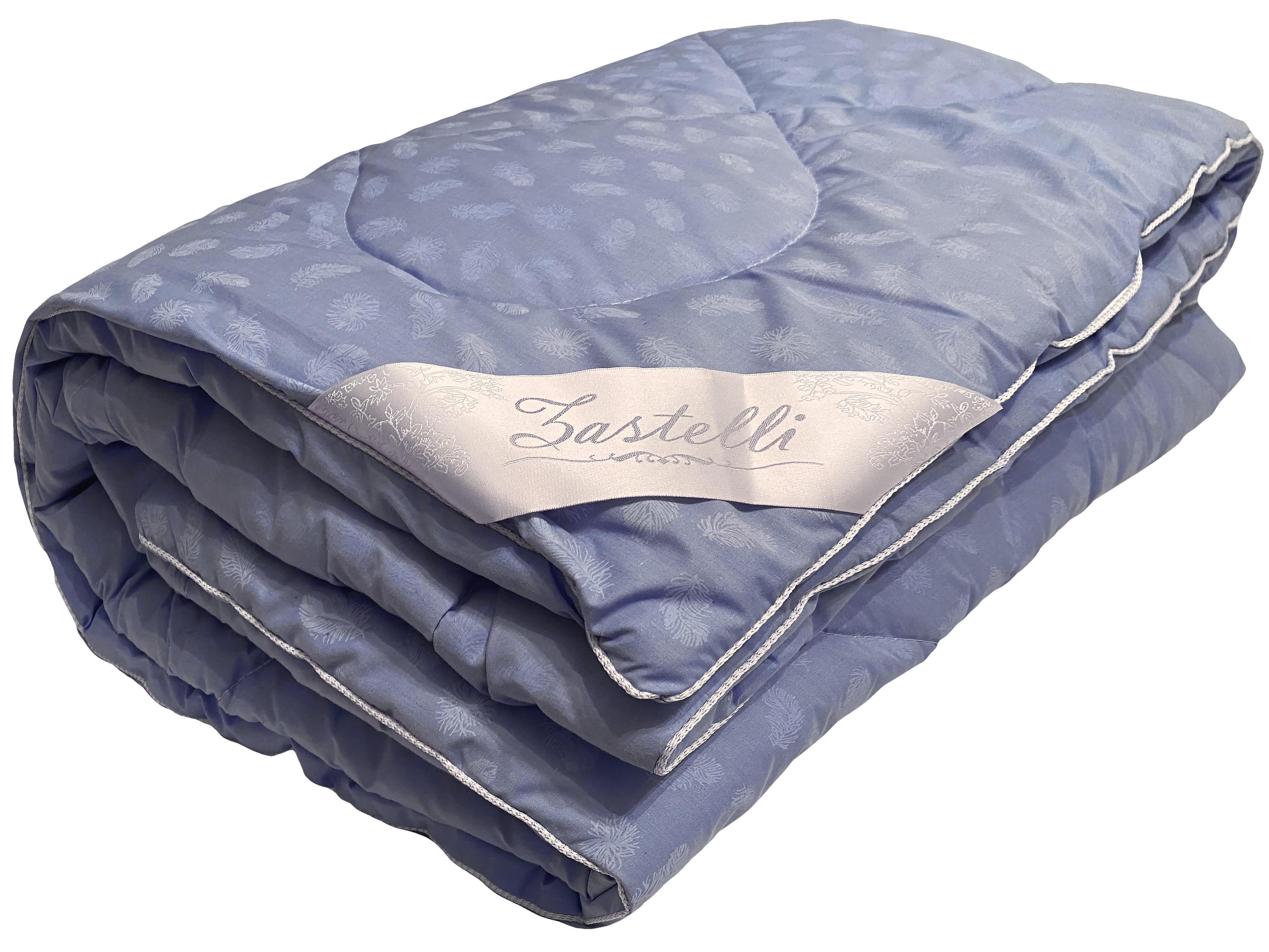 Ковдра Zastelli Лебединий пух тік полуторна 145х205 см Blue (19053) - фото 3
