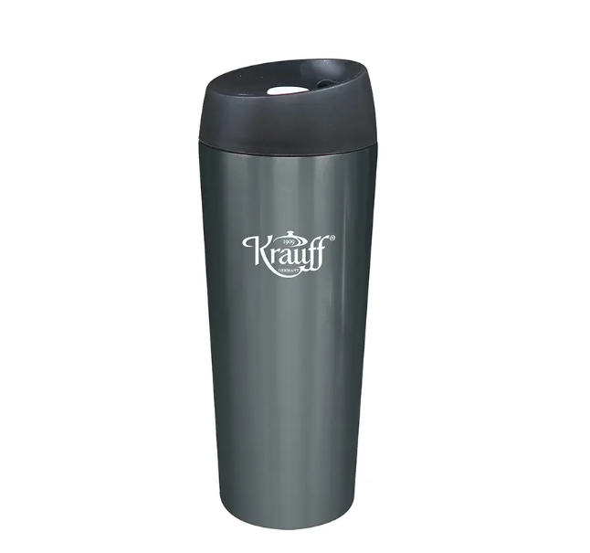 Термокружка Krauff із нержавіючої сталі для кави/чаю 450 мл Сірий (20935718)