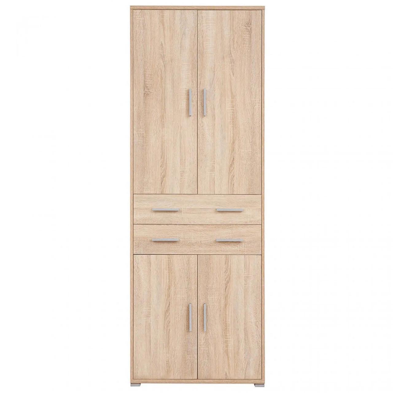 Шкаф-пенал в офис Гербор Офис Лайн REG 4D2S/220 Дуб сонома (GRB-1250)