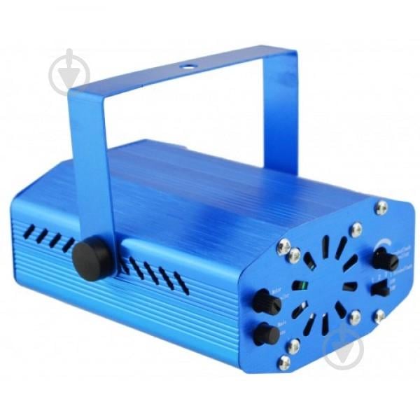 Лазерний проектор стробоскоп диско лазер UKC HJ08 Синій (20053100092) - фото 3 Лазерний проектор стробоскоп диско лазер UKC HJ08 Синій (20053100092) - фото 3