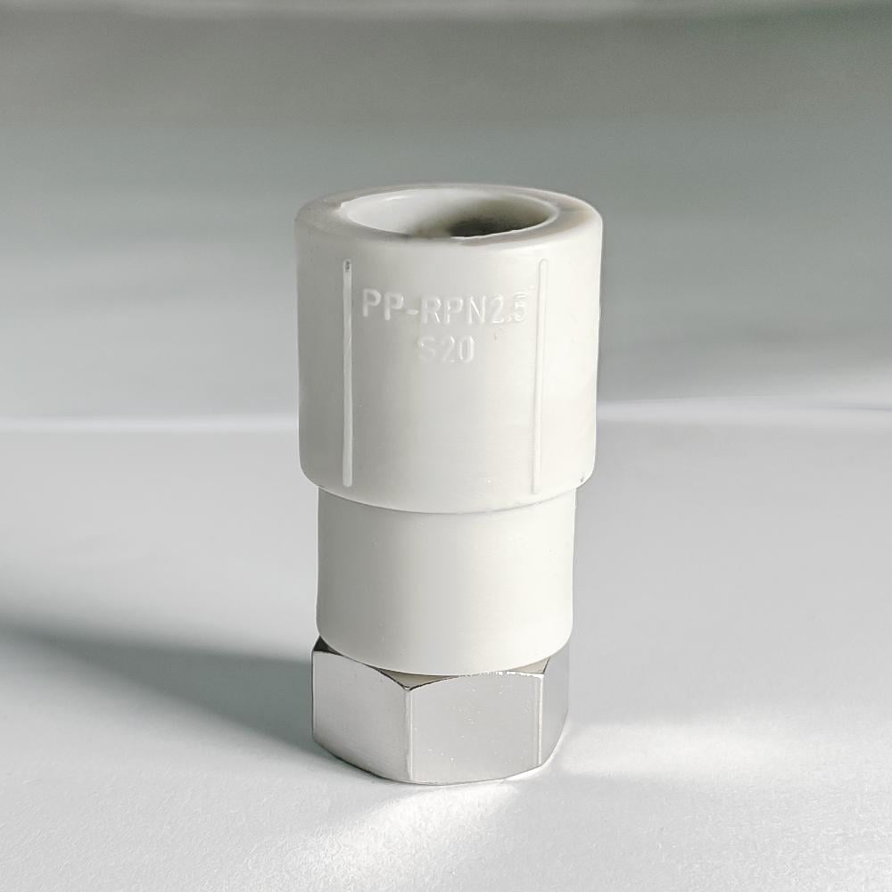 Муфта з накидною гайкою SANTAN 20х1/2" PP-R з внутрішнім різьбленням (69982) - фото 3 Муфта з накидною гайкою SANTAN 20х1/2" PP-R з внутрішнім різьбленням (69982) - фото 3