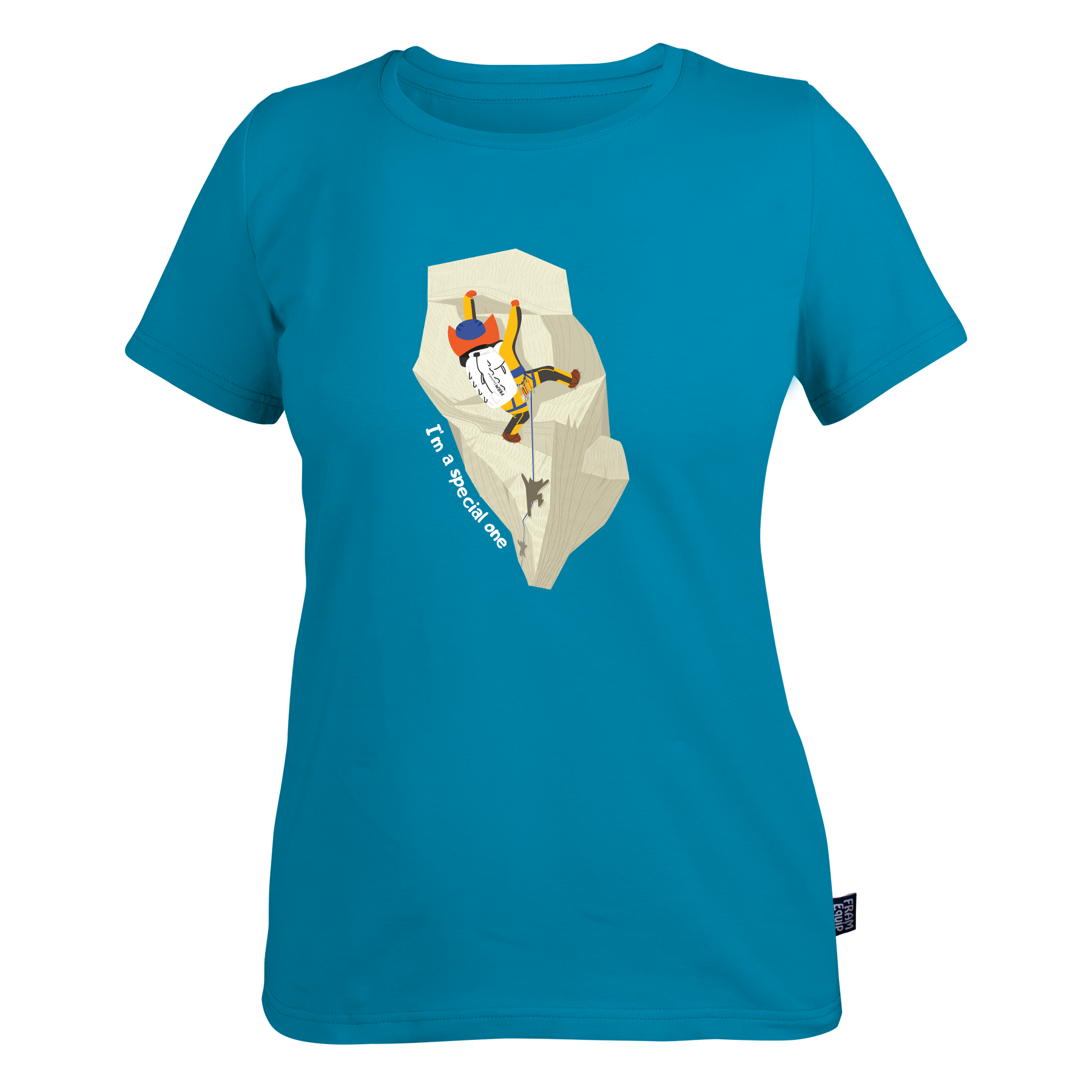 Футболка жіноча "Кіт-гід" XS Синій (id_10317)