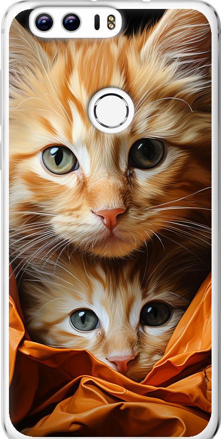 Чехол на Huawei Honor 8 Котики 2 (5664u-351-42517)